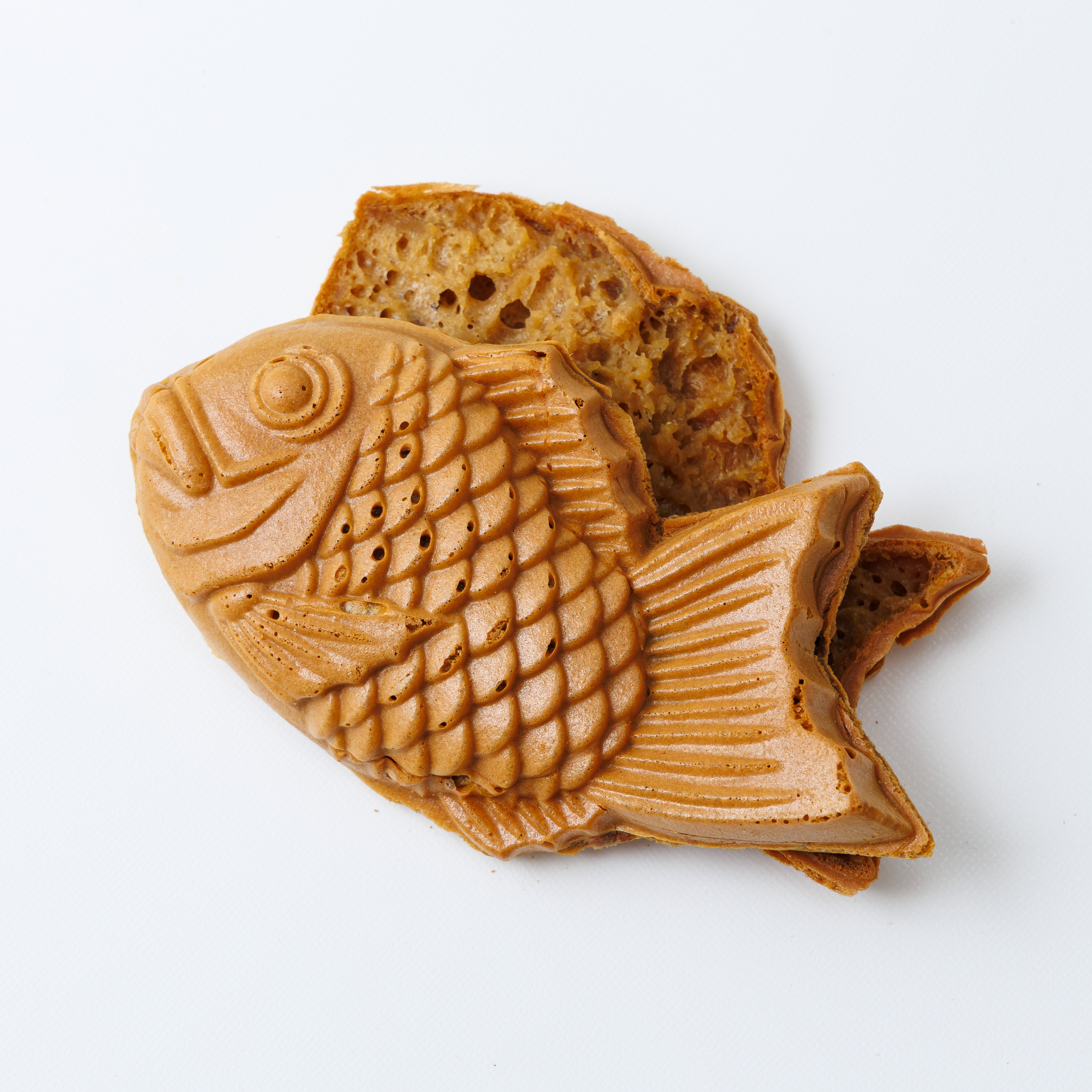 あんなしたい焼き。中身を入れない生地だけのたい焼き